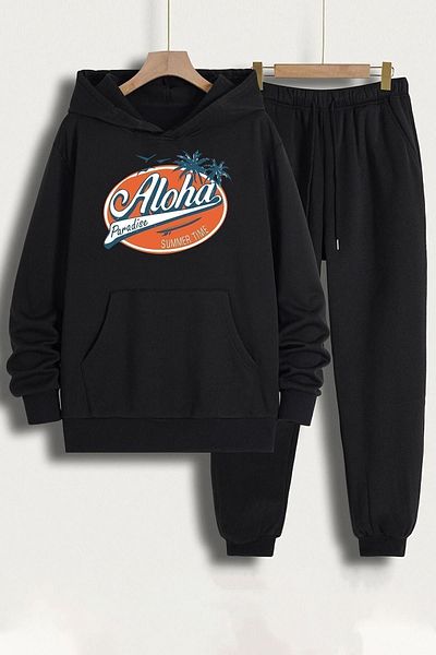 uyguntarz Σετ φόρμας Unisex Aloha Printed