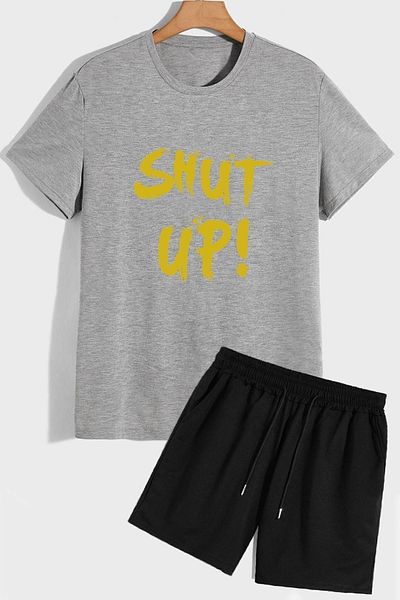 trendypassion Σετ αθλητικής φόρμας Shut Up Shorts