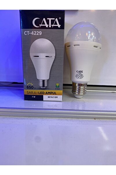 Cata Şarjlı Led Ampul 7w Ct-4229