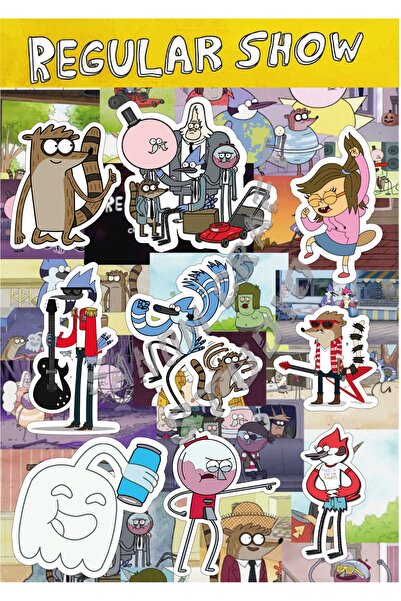 Fanom Design Regular Show Sticker