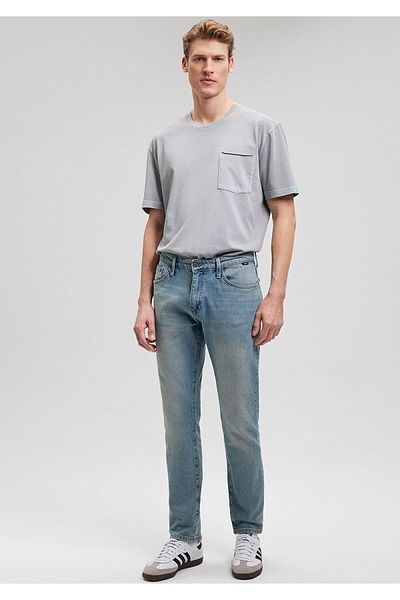 Mavi M 0042285360   Jake Mid Vintage Comfort Blaue Hose