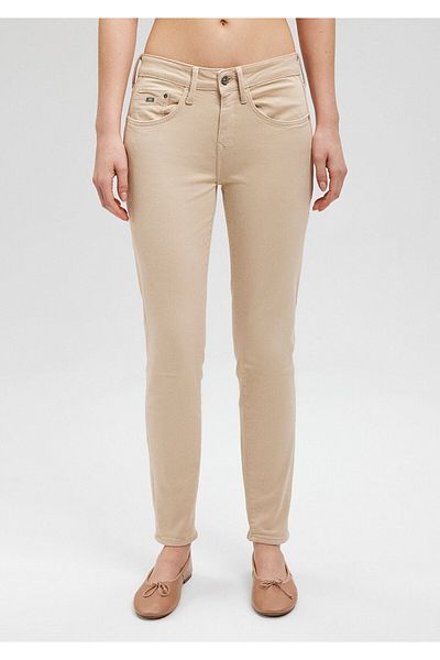 Mavi Island Blue Premium krémové kalhoty Gabardine1020586447