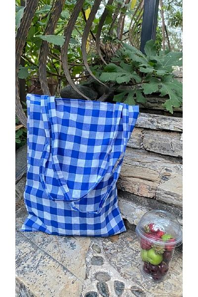 White Alamode Τσάντα ώμου με σχέδιο Gingham