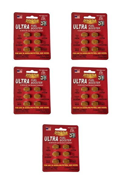 Ultra Yakıt Performans Güçlendirici Ve Sistem Temizleyici benzin & Dizel 5 Blister Kart