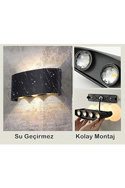 Cata Ct-8011 Haiti 10w 3200k Günışığı Led Aplik