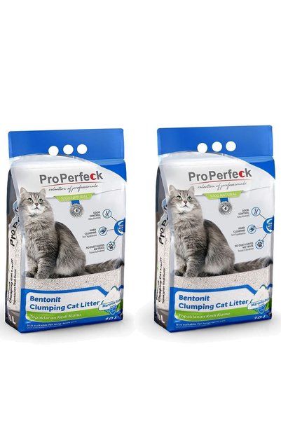 pro perfeck Marsilya Sabunu Kokulu Bentonit Kedi Kumu 10 Lt X 2 Adet