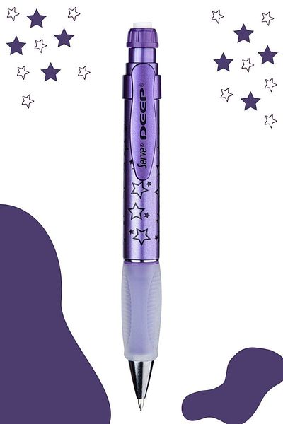 Serve Deep Versatil Pen (mechanical Pencil) 0.7mm Metallic Purple Star Sv-deep-07-dmmor
