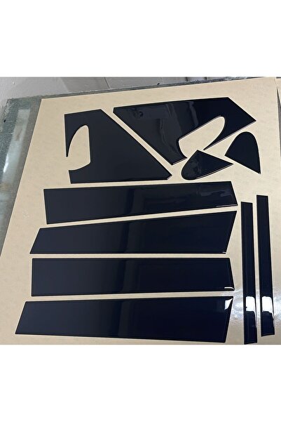 ODAC TUNING Fluence Kapı Direği Piano Black Kaplama Kapı Cam Çıtası Kaplama S...