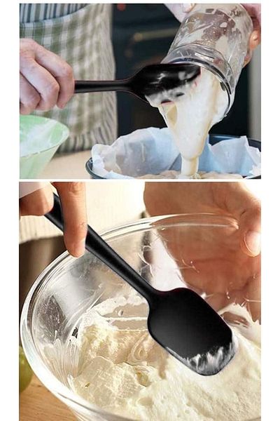 TARIK HOME Silicone Spoon and Spatula Set - 2 Pieces
