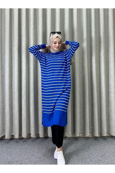 modadeywearst Striped Women's Hijab Tunic