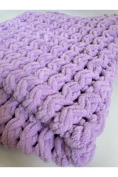 Alize Hand Knitted Baby Blanket