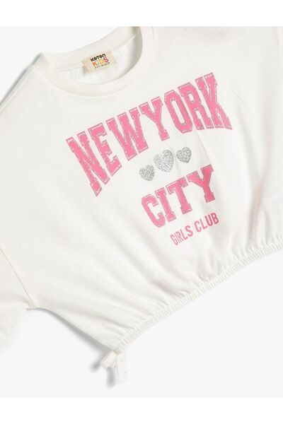 Koton Girl's Short Sleeve T-Shirt