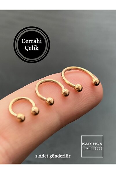 Karınca Piercing Rose Nal Halka Conch Dudak Nipple Göğüs Meme Ucu Tragus Helix Kulak Rook Daith Septum Piercing Küpe