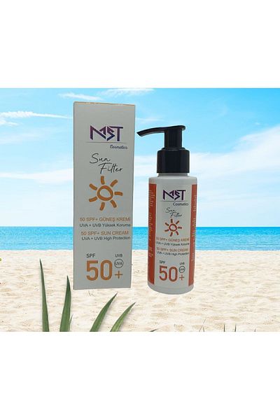 mst kozmetik Mst Sunscreen Spf 50+100 Ml - High Protection
