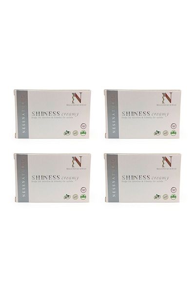 SHINES 100 Gr 4 Pack - Natural Extract & Silver Shiness Colloidal Silver Soap