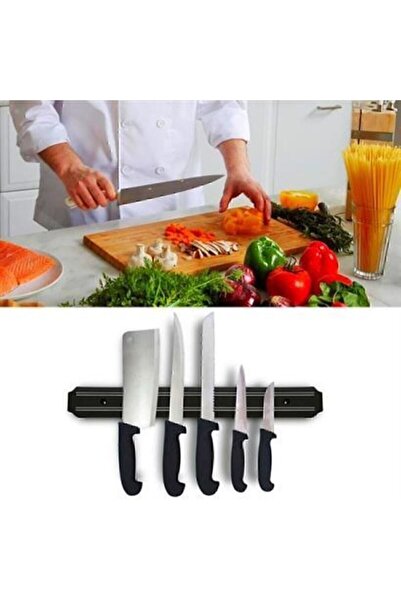 MAİN SHOP Mıknatıslı Paslanmaz Duvar Bıçak Askısı Standı 55 Cm Aparat
