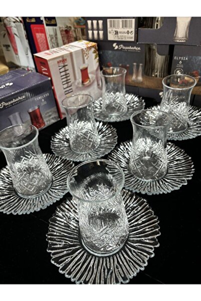 DİBA AVM Çay Bardağı Timeless PAŞABAHCE Çay Takımı Seti 12 Parça KAVEK Çay Ta...