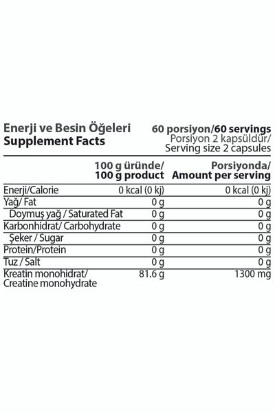 Hardline Creapure 120 Tablets