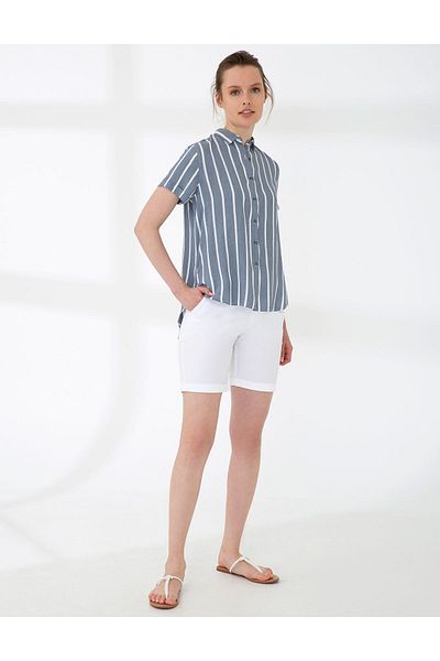 Pierre Cardin 50201244-vr013 موديل شورت برمودا أبيض