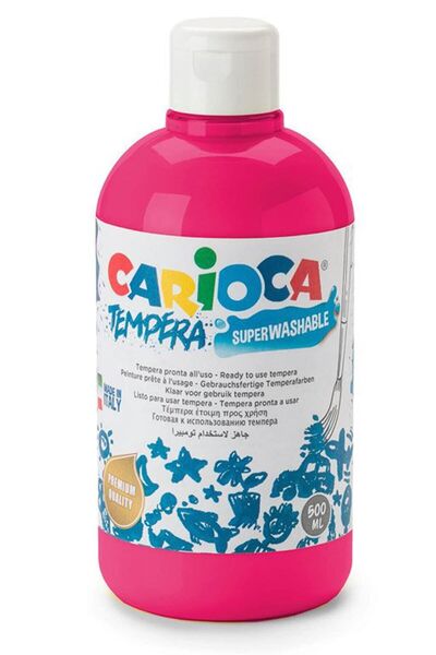 carioca Süper Yıkanabilir Parmak Boya(FUŞYA) 500 ml