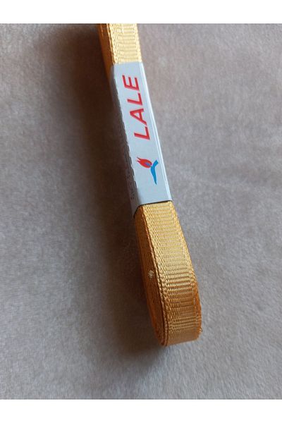 yörük tuhafiye 10 Meters Grosgrain Ribbon - 1 cm Gold Yellow