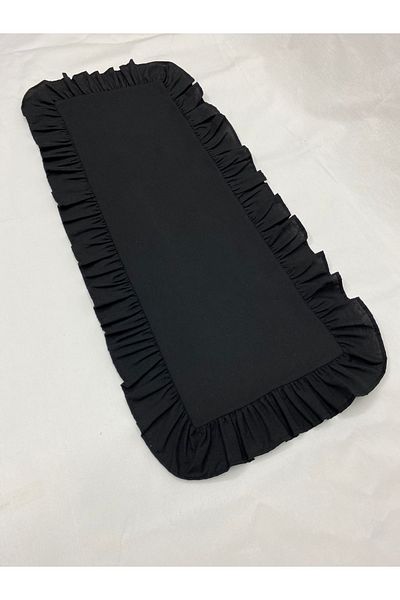 LILYUM Runner cu volane din bumbac 30x80 Cm