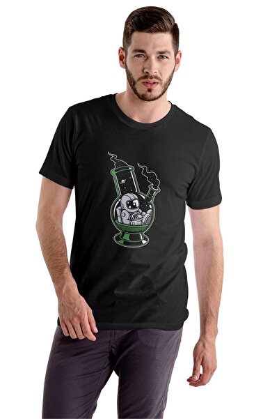 Butik Astronaut majica crna unisex Astranout majica unisex