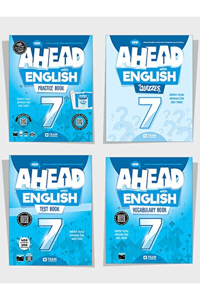 Team Elt Publishing 2025 Ahead with English 7. Sınıf 3'lü Set ( Practice Book...