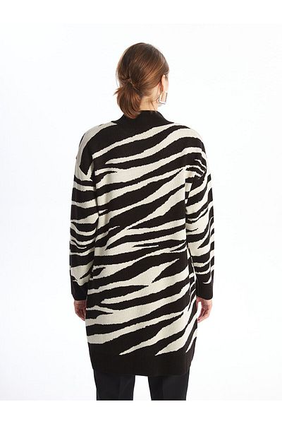 LC Waikiki Patterned Half Turtleneck Women's Knitwear Tunic