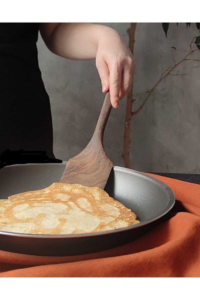 İlya Woodart 3-Piece Spatula Set - Service Set