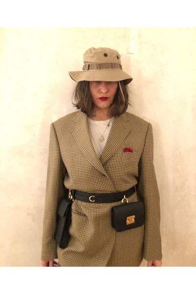 R&F Unisex Siyah Omuz Ve Bel Çantası