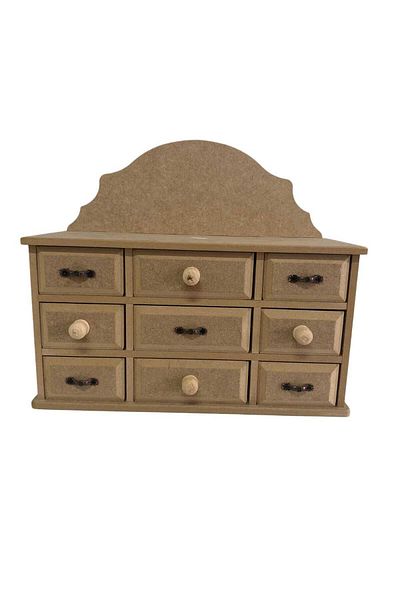 HANDSOME Wooden Jewelry - Paintable Box
