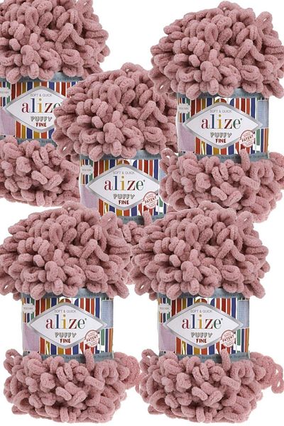 Alize Puffy Fine Finger Μπορεί να Πλεκτεί 295 5 Τεμάχια
