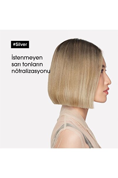 L'Oreal Paris Serie Expert Silver Çok Açık Sarı, Gri Ve Beyaz Saçlar Için Renk Dengeleyici M
