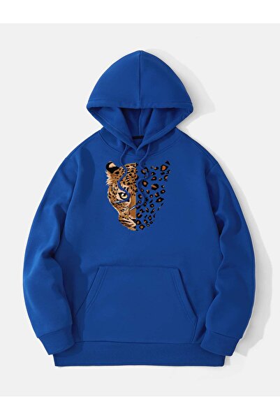 MODAVİBE Femei unisex - Hanorac cu glugă cu imprimeu confortabil de mărime mare