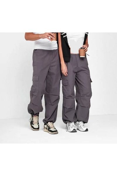 BİLBEC JEANS String pleated cargo pocket baggy pants