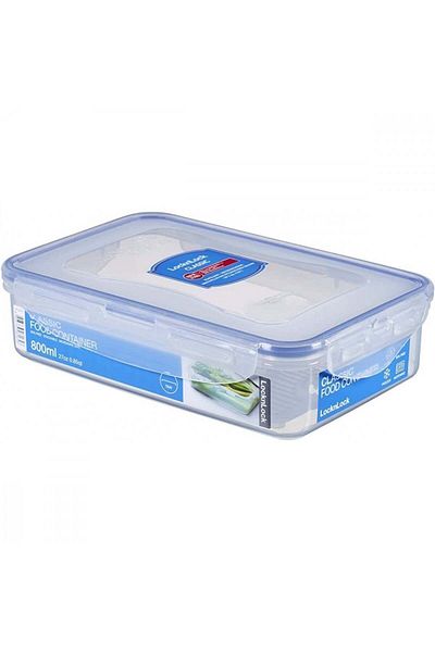 Lock & Lock Durable Plastic Food Container, 800 ml Capacity