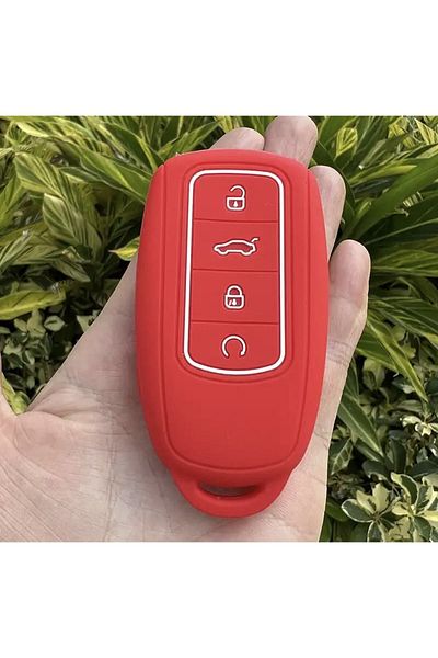 emii auto spare parts Chery Tiggo 8 Pro - Omoda 5 Tiggo 7 Avantgarde Jaecoo Red Silicone Key Case Cover