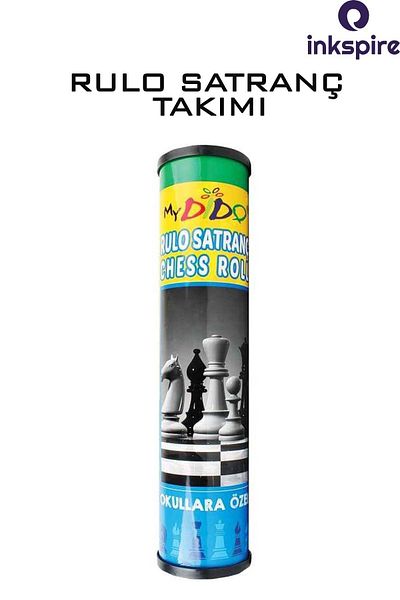 inkspire Special Roll Chess Set for Schools - 1 Pack Boxed, Chess Roll Chess Game for Kids