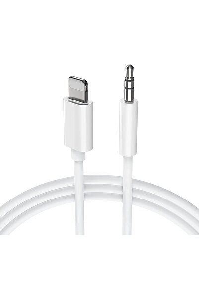 Wevox iPhone 6S/7/8 Plus/XS/11/12/13 Mini/14 Pro Max Uyumlu Aux Kablosu Light...