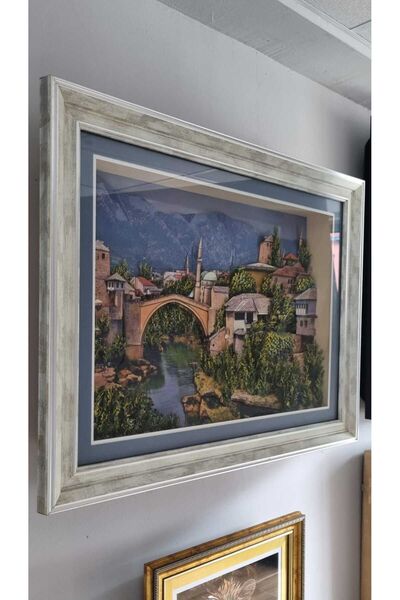 Marina Hediyelik Üç Boyutlu -  Rölyef Tablo - 76x56 Cm