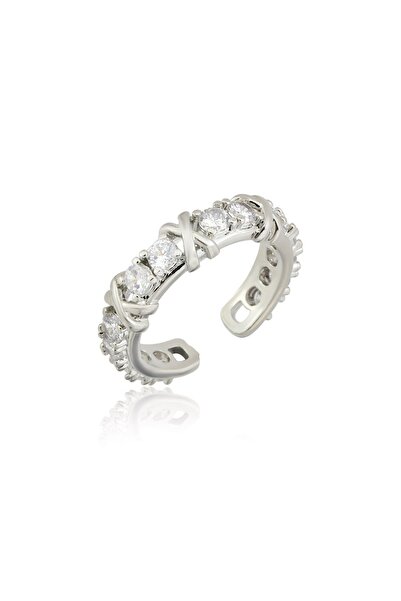 Ressia Özel Model X Tiffany Ayarlanabilir Çelik Yüzük