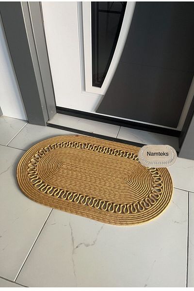 naylişhome Namtexjute straw door front, bathroomThe KitchenSalonLiving room floor mat, modern rug, gift,