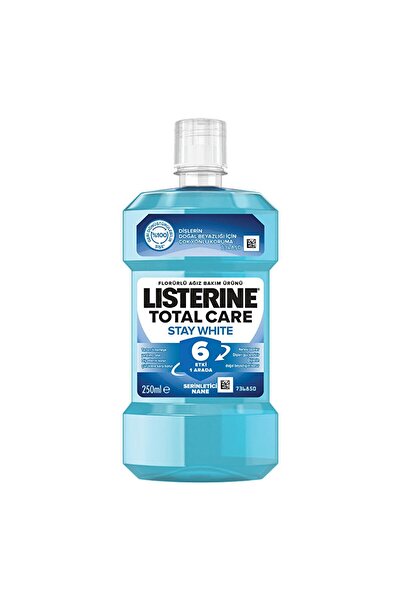 Listerine Total Care Stay White Hafif Tat Ağız Gargarası 250 ml ( 2 Adet )