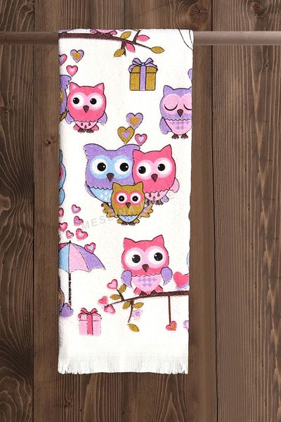 Meslina Home 5-Piece 40X60 Kitchen Towels - Printed, Drying Cloth and Hand and Face Towels