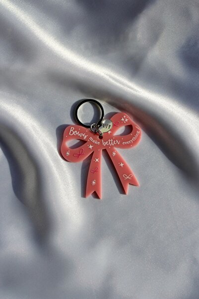 klovi Fiyonk Model Pembe Anahtarlık