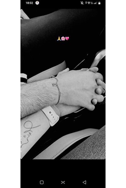 ARTSAN Kararmaz Çelik 1 li harfli bileklik sevgili , çift , arkadaş , bilekliği