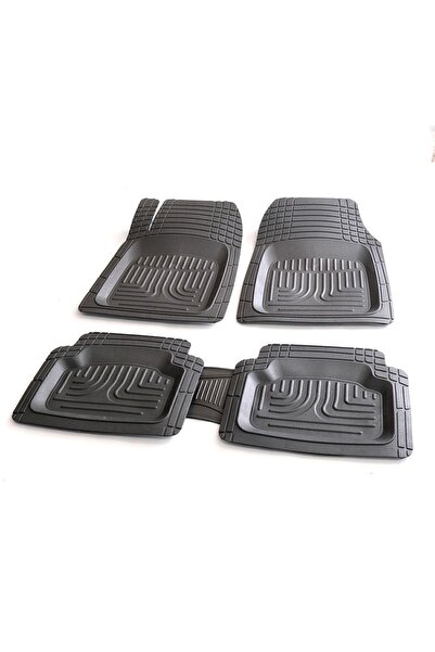 Burç Havuzlu Paspas Siyah 5 Parça Üniversal Tüm Araçlar Için Uyumlu