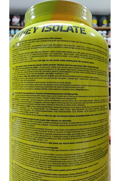 Olimp Whey Isolate Protein Çikolata Aromalı 1800 gr Izole Tozu Bcaa Glutamin Arjinin Güç Vitamin