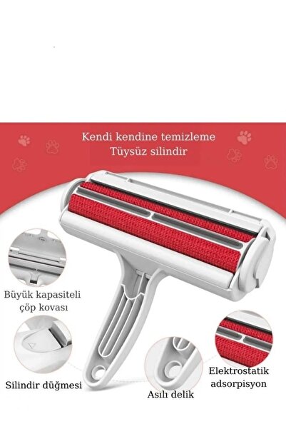 Genel Markalar Hazneli Kedi Köpek Tüy Temizleyici Kıl Toz Toplayıcı Temizleyi...